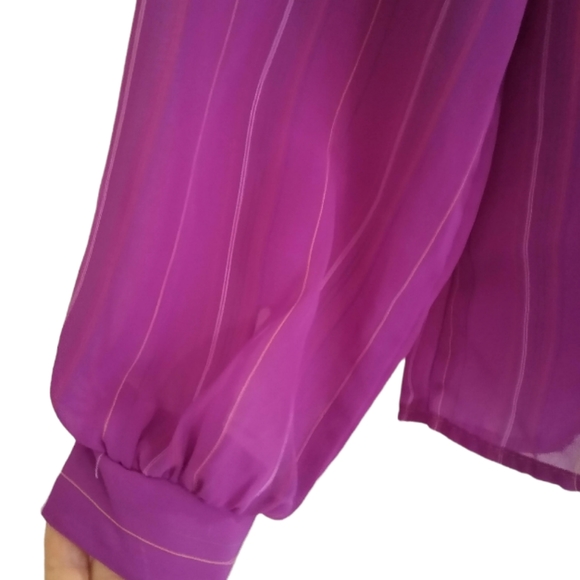 Vtg 60s Blouse - Picture 9 of 11